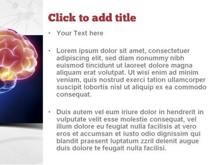Human Brain Frontal Lobe PowerPoint Template, Slide 3, 10925, Medical — PoweredTemplate.com
