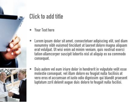 Modello PowerPoint - Informazioni d'affari, Slide 3, 10936, Concetti del Lavoro — PoweredTemplate.com