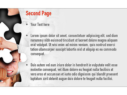 Modelo do PowerPoint - enigma de rosto humano, Deslizar 2, 10946, Pessoas — PoweredTemplate.com