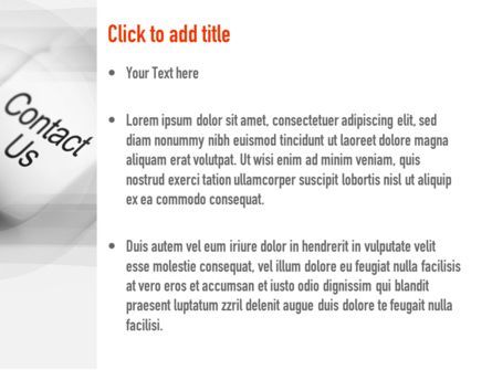 Instant Support PowerPoint Template, Slide 3, 10970, Careers/Industry — PoweredTemplate.com