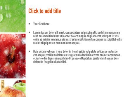 Apple Collage PowerPoint Template, Slide 3, 10975, Agriculture — PoweredTemplate.com