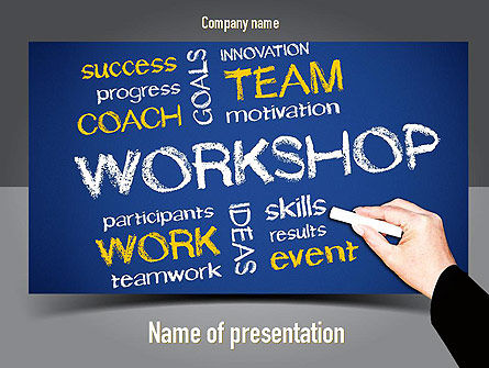 Coaches Workshop PowerPoint Template, 10976, Education & Training — PoweredTemplate.com