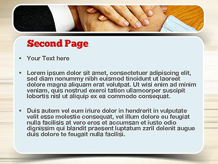 People Hands Together PowerPoint Template, Slide 2, 10978, Business Concepts — PoweredTemplate.com