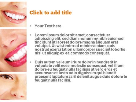 Dental Smile PowerPoint Template, Slide 3, 11003, Medical — PoweredTemplate.com