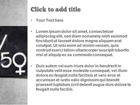 Plantilla de PowerPoint - igualdad de género, Diapositiva 3, 11006, General — PoweredTemplate.com