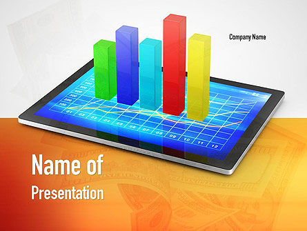 Modèle PowerPoint de graphique à barres, Gratuit Modele PowerPoint, 11011, Concepts commerciaux — PoweredTemplate.com