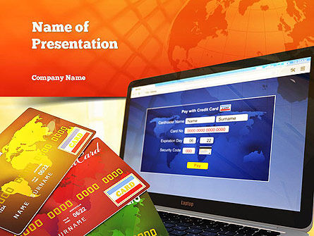 Online Banking PowerPoint Template, 11026, Financial/Accounting — PoweredTemplate.com
