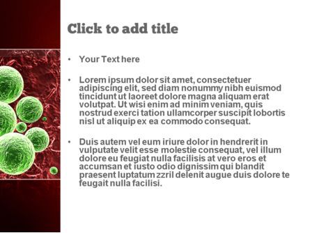 Germ PowerPoint Template, Slide 3, 11050, Medical — PoweredTemplate.com