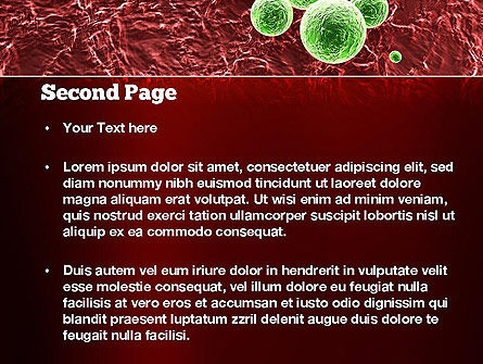 Germ PowerPoint Template, Slide 2, 11050, Medical — PoweredTemplate.com