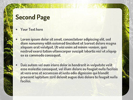 丛林PowerPoint模板, 幻灯片 2, 11063, 自然与环境 — PoweredTemplate.com