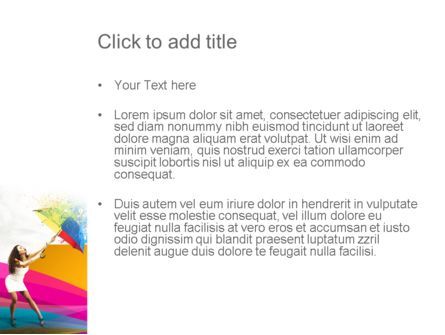 Aufstand der farbe PowerPoint Vorlage, Folie 3, 11101, Art & Entertainment — PoweredTemplate.com
