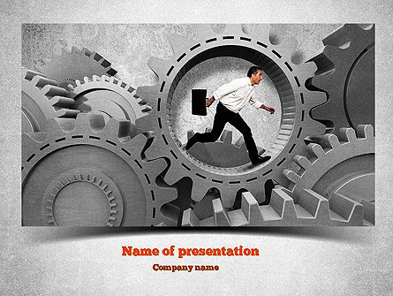 Plantilla de PowerPoint - parte de un sistema, Gratis Plantilla de PowerPoint, 11110, Conceptos de negocio — PoweredTemplate.com