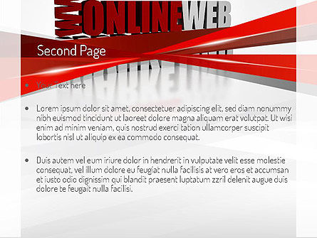 Templat PowerPoint Pemasaran Web, Slide 2, 11113, Karier/Industri — PoweredTemplate.com