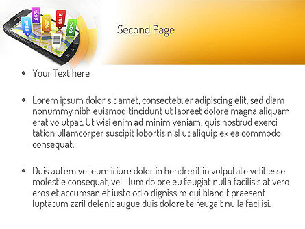 Templat PowerPoint Kupon Ponsel, Slide 2, 11121, Karier/Industri — PoweredTemplate.com