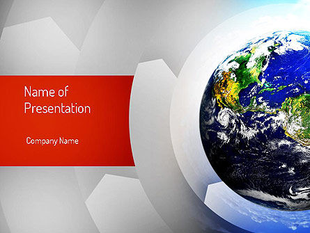 Dag Van De Aarde PowerPoint Template, Gratis PowerPoint-sjabloon, 11132, Globaal — PoweredTemplate.com