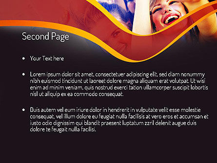 Templat PowerPoint Waktunya Berpesta, Slide 2, 11158, Art & Entertainment — PoweredTemplate.com