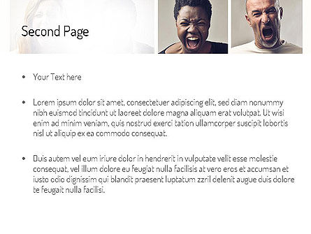 Modèle PowerPoint de screaming people, Diapositive 2, 11161, Mensen — PoweredTemplate.com