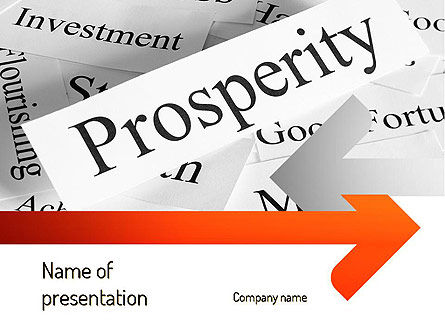 Prosperity PowerPoint Template, Free PowerPoint Template, 11207, Business Concepts — PoweredTemplate.com