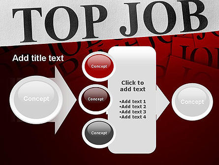 Top Job PowerPoint Template, Backgrounds | 11243 | PoweredTemplate.com