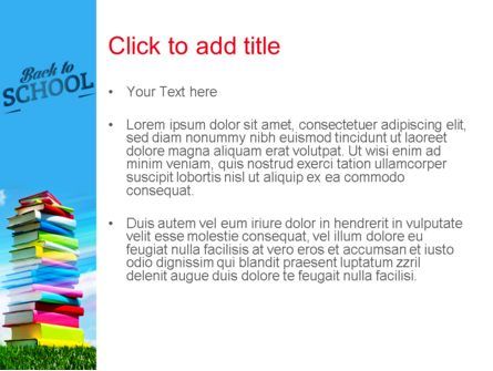 Modello PowerPoint - Libri per bambini, Slide 3, 11249, Education & Training — PoweredTemplate.com