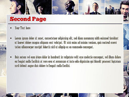 Modello PowerPoint - Business in action, Slide 2, 11272, Lavoro — PoweredTemplate.com