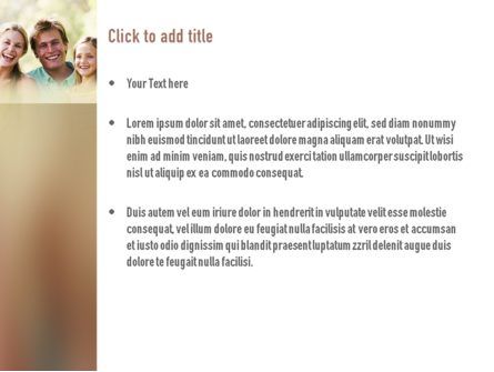 Happy Family PowerPoint Template, Slide 3, 11297, People — PoweredTemplate.com