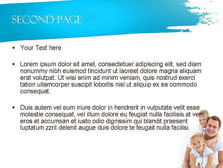 Tederheid Vader PowerPoint Template, Dia 2, 11325, Mensen — PoweredTemplate.com