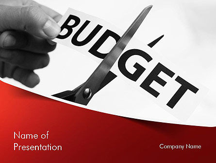 Budget Cuts PowerPoint Template, Free PowerPoint Template, 11334, Financial/Accounting — PoweredTemplate.com