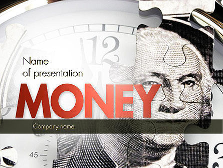 Modelo do PowerPoint - tempo é dinheiro, Modelo do PowerPoint, 11379, Finanças/Contabilidade — PoweredTemplate.com