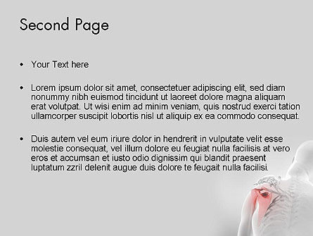 Modèle PowerPoint de troubles de l'épaule, Diapositive 2, 11418, Médical — PoweredTemplate.com