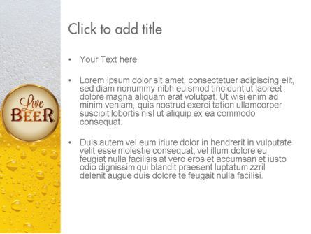Beer Thema PowerPoint Template, Dia 3, 11422, Food & Beverage — PoweredTemplate.com