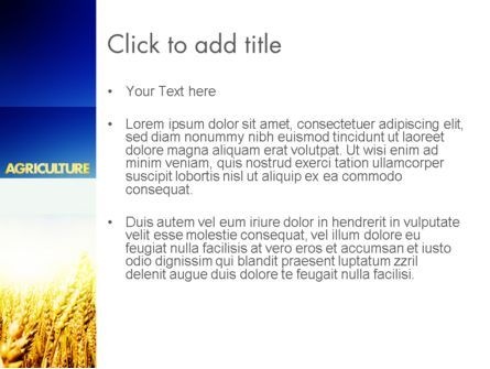 Modello PowerPoint - Terreno agricolo, Slide 3, 11461, Agricoltura — PoweredTemplate.com
