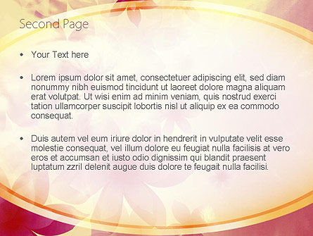 Modello PowerPoint - Tema romantico, Slide 2, 11466, Vacanze/Occasioni Speciali — PoweredTemplate.com