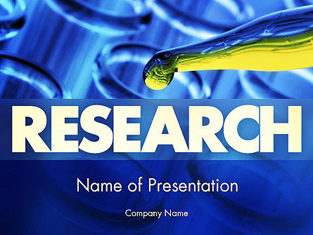 Chemisch Experiment PowerPoint Template, PowerPoint-sjabloon, 11473, Technologie en Wetenschap — PoweredTemplate.com