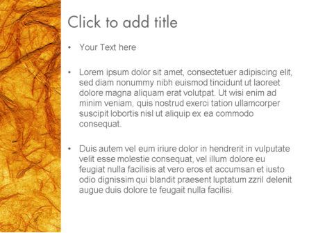 Plantilla de PowerPoint - naranja textura de la pared, Diapositiva 3, 11477, Abstracto / Texturas — PoweredTemplate.com