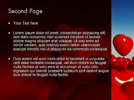 Modello PowerPoint - Cuore palloncini, Slide 2, 11496, Vacanze/Occasioni Speciali — PoweredTemplate.com