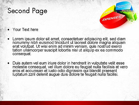 Templat PowerPoint Pie Chart Komposisi Harga, Slide 2, 11506, Finansial/Akuntansi — PoweredTemplate.com