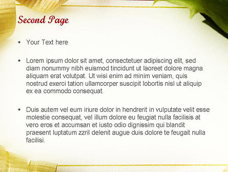 Mooie Wenskaart Powerpoint Template PowerPoint Template, Dia 2, 11508, Vakantie/Speciale Gelegenheden — PoweredTemplate.com