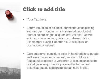 Notitie Op Grijze Muur PowerPoint Template, Dia 3, 11514, Abstract/Textuur — PoweredTemplate.com