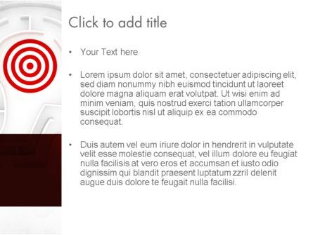 Modèle PowerPoint de labyrinthe en forme de tête humaine avec cible, Diapositive 3, 11518, Médical — PoweredTemplate.com