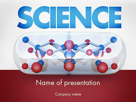 生物活性化合物PowerPoint模板, 免费 PowerPoint模板, 11522, 技术与科学 — PoweredTemplate.com