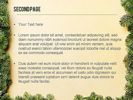 Modello PowerPoint - Natale cornice, Slide 2, 11537, Vacanze/Occasioni Speciali — PoweredTemplate.com