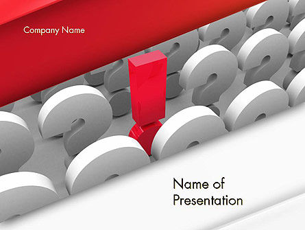 Modello PowerPoint - Risposta, Modello PowerPoint, 11543, Concetti del Lavoro — PoweredTemplate.com