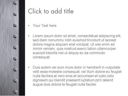 Modello PowerPoint - Tema metallo, Slide 3, 11550, Astratto/Texture — PoweredTemplate.com