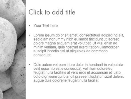 Large White Stones PowerPoint Template, Slide 3, 11554, Business — PoweredTemplate.com