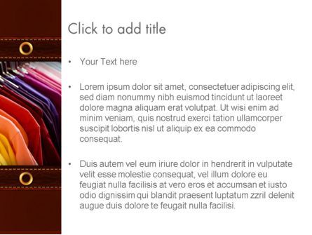 Modello PowerPoint - T-shirt colorate, Slide 3, 11565, Carriere/Industria — PoweredTemplate.com