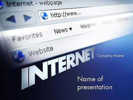 Webbrowser PowerPoint Template, Gratis PowerPoint-sjabloon, 11569, Technologie en Wetenschap — PoweredTemplate.com