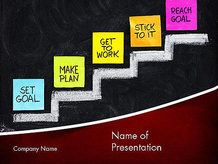 Goal Setting PowerPoint Template, PowerPoint Template, 11575, Education & Training — PoweredTemplate.com