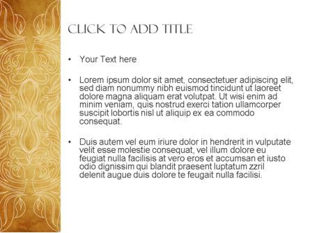 Modèle PowerPoint de beau motif, Diapositive 3, 11581, Abstrait / Textures — PoweredTemplate.com