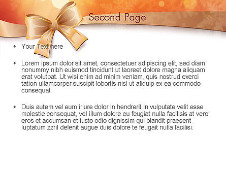 Modello PowerPoint - Natale arco-nodo, Slide 2, 11584, Vacanze/Occasioni Speciali — PoweredTemplate.com